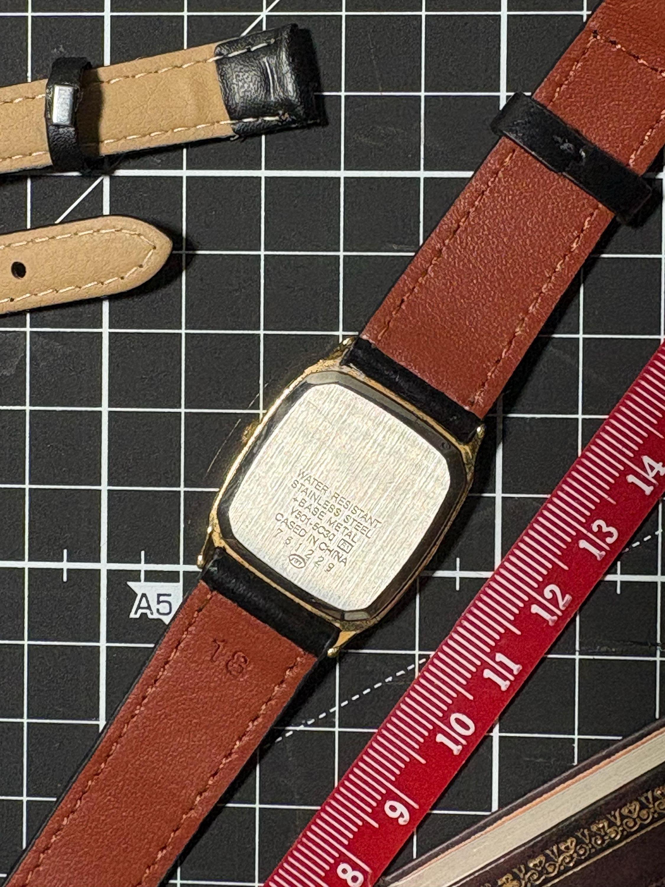 90's Golden Vintage Watch Seiko Alba - Etsy