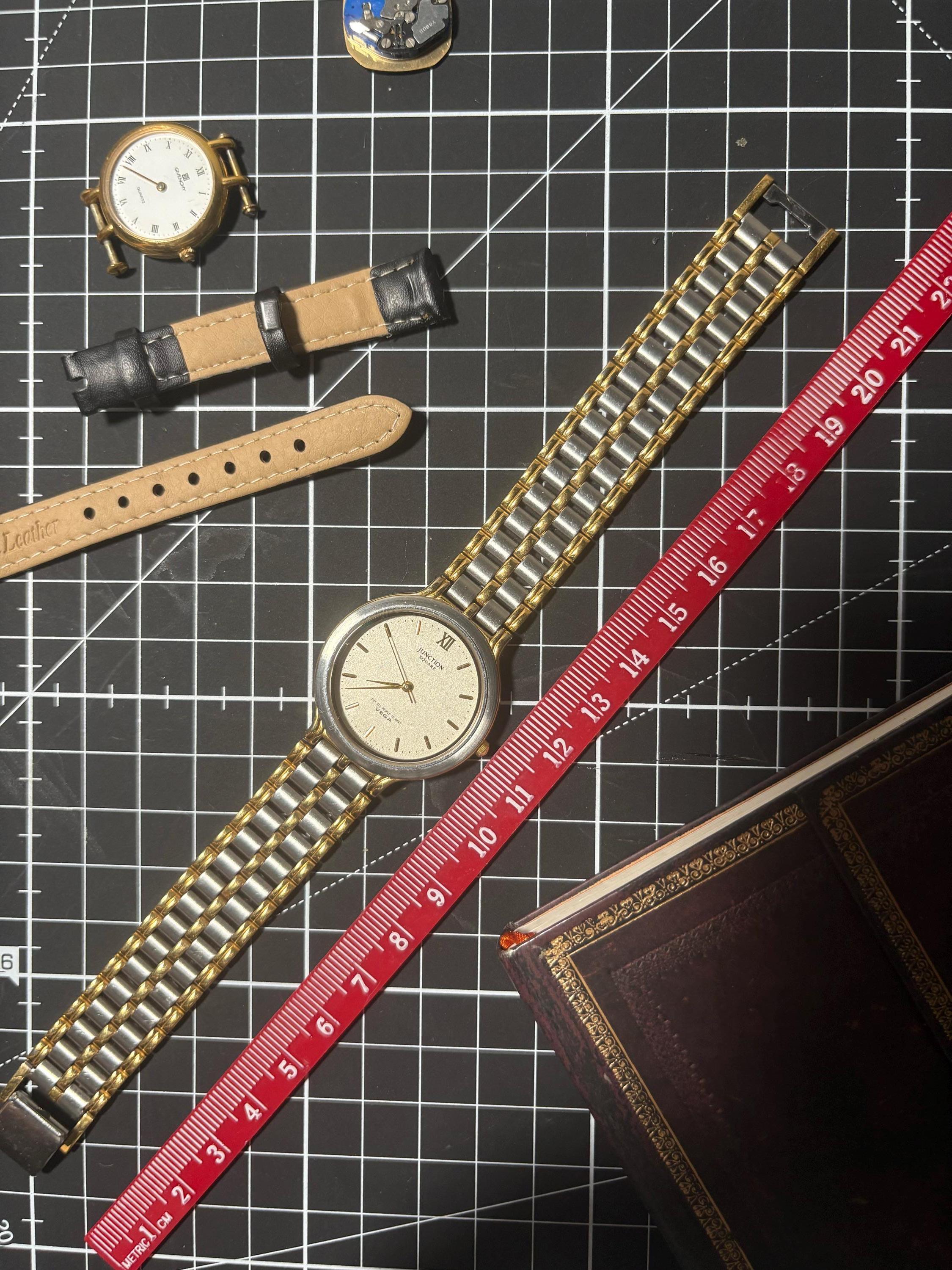 90's Vintage Dual Tone Watch Junction Vega by Citizen - Etsy