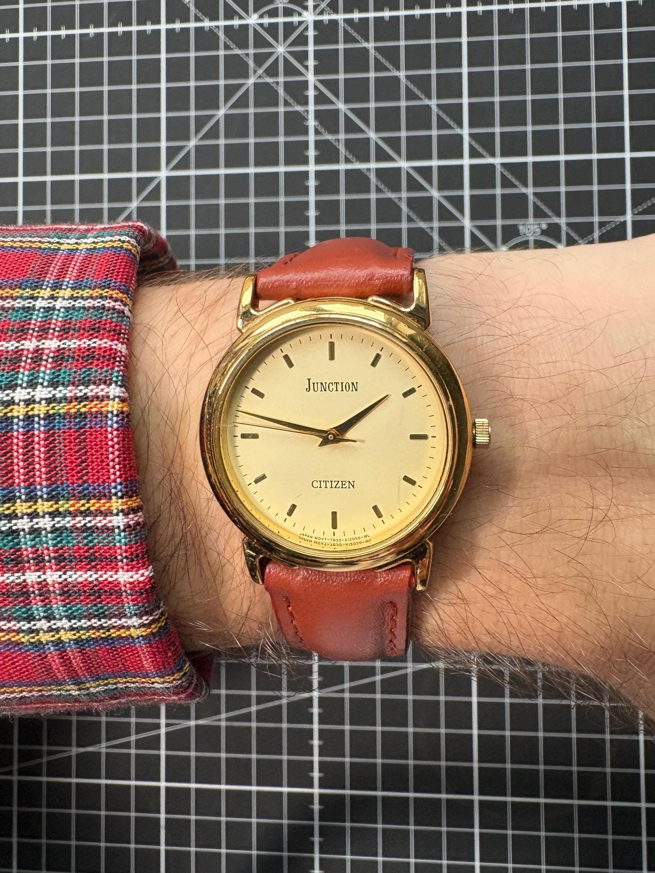 90s Vintage Citizen junction デイト コンビ 90's Vintage Golden Watch Citizen Junction - Etsy Australia