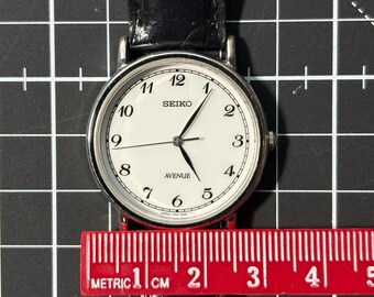 90's Vintage Watch Seiko Avenue - Etsy 90's Vintage Watch Seiko Avenue - Etsy