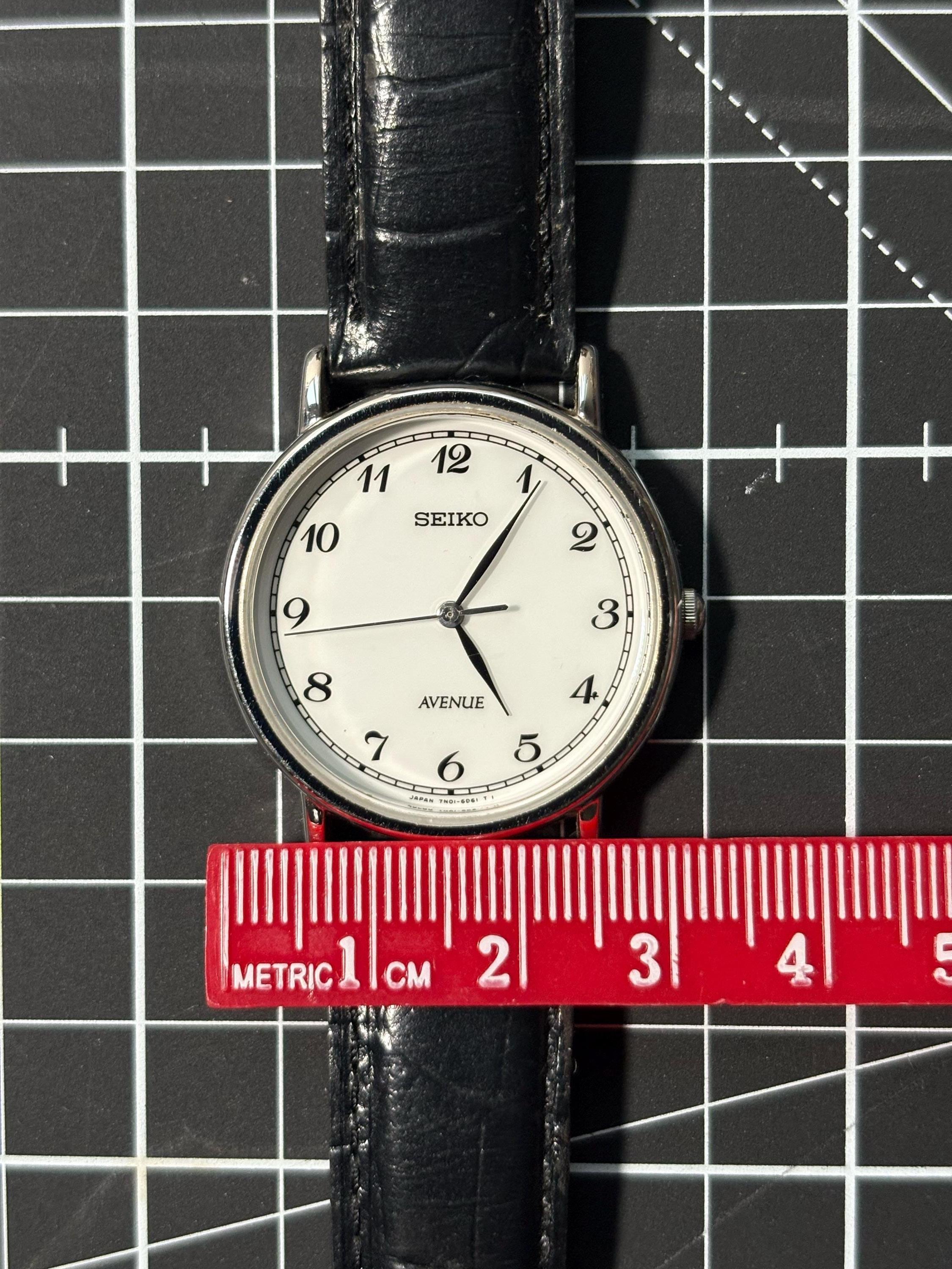 90's Vintage Watch Seiko Avenue - Etsy