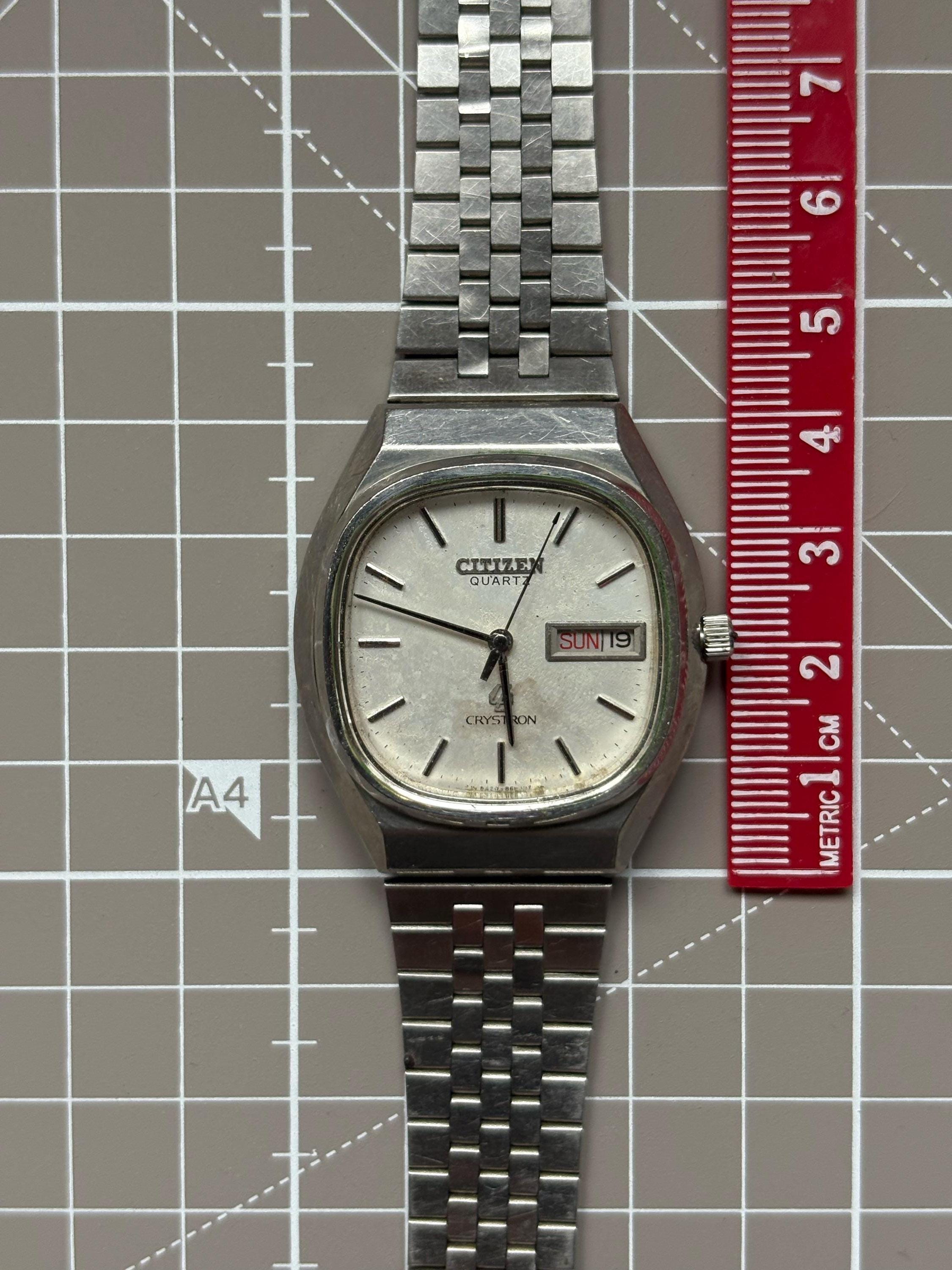 70's Men's Vintage Watch Citizen Crystron - Etsy 70's Men's Vintage Watch Citizen Crystron - Etsy