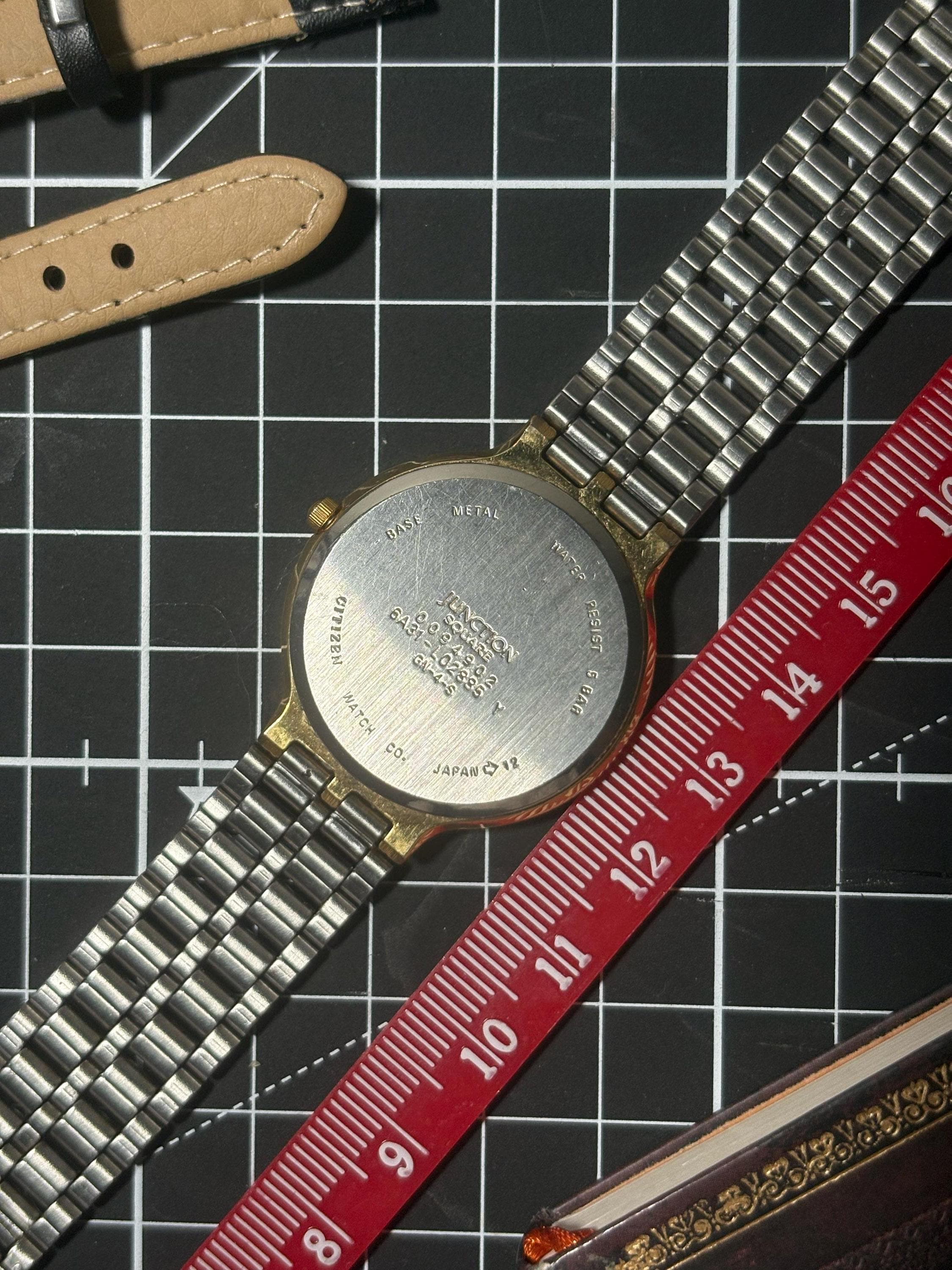 90's Vintage Dual Tone Watch Junction Vega by Citizen - Etsy