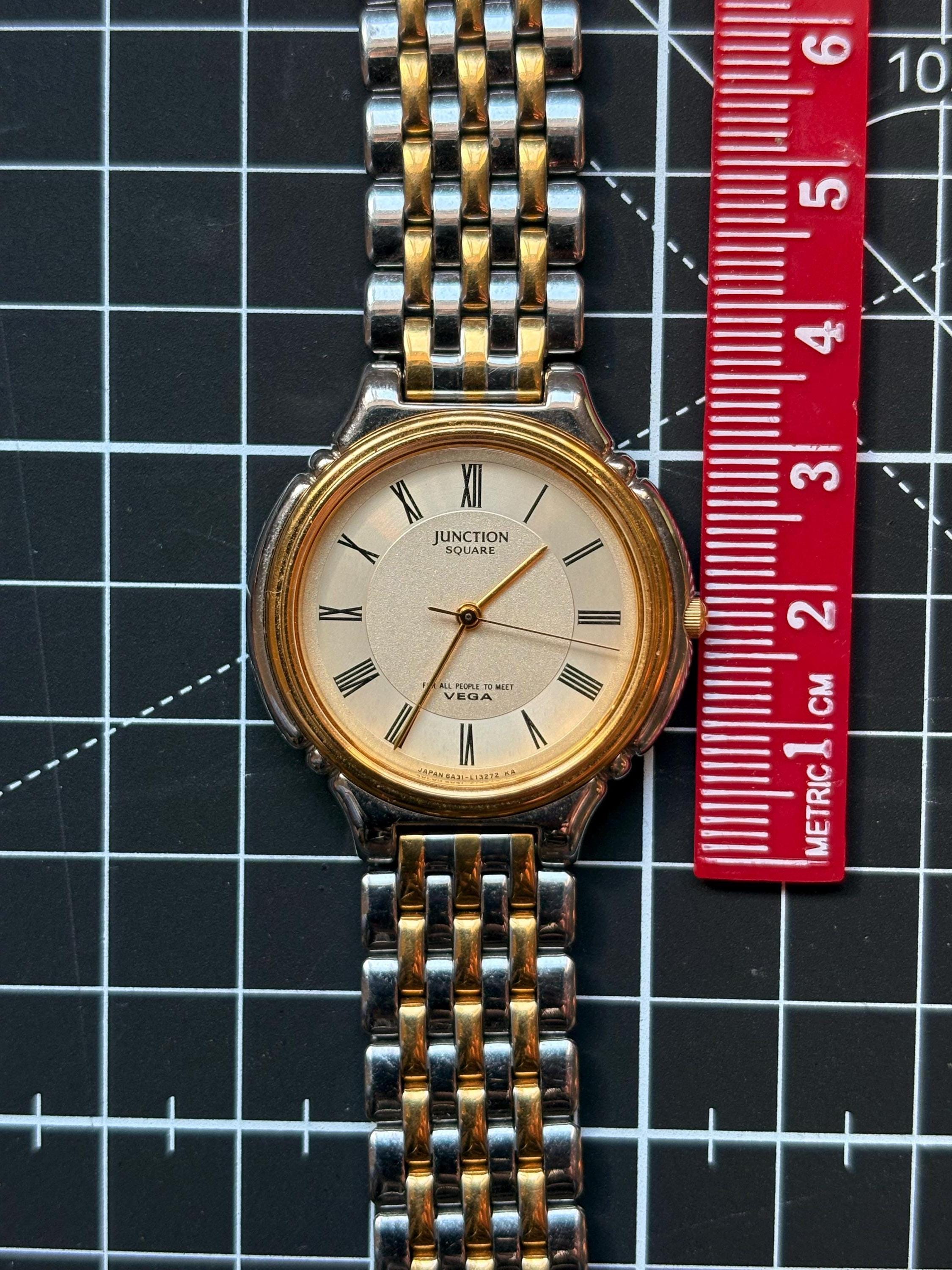 90's Vintage Watch Citizen Junction Square Vega - Etsy