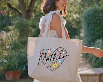 Mama Tote Bag, Mother Heart Bag