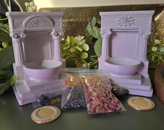 Mini Universal Altar Shrine | 5 Inch Minimalist Sacred Space | Greek and Roman Ritual, Custom Wiccan, Pagan Gift