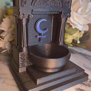 Mini LILITH Altar 5 Inch Night Goddess Shrine, Shadow work