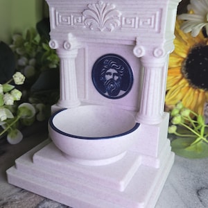 Mini Poseidon and Neptune Altar | 5 Inch Sea God Shrine | Greek and Roman Ocean, Water Magic Decor image 11