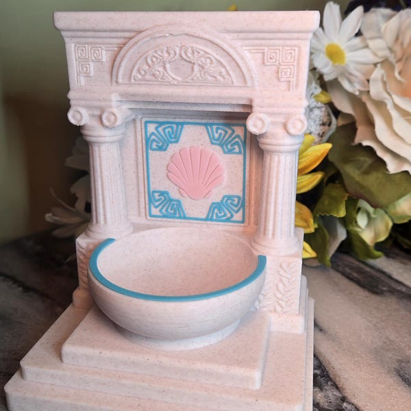 Mini Aphrodite und Venus Altar | 5 Inch Liebesgöttin Schrein | Jakobsmuschel, griechische und römische Schönheit, Wunsch Altar Dekor