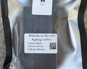 Whiskey barrel aging cubes.