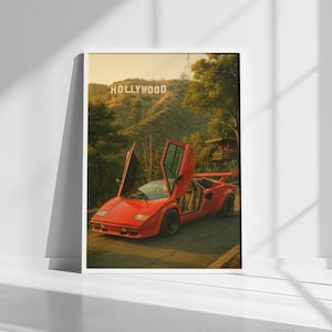 Hollywood Dreams Red Diablo Art Print