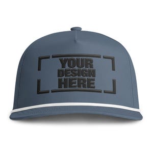 Sunwashed Rope Bill Trucker Cap, Five Panel Ripstop Baseball Hat, Casual Outdoor Summer Cap