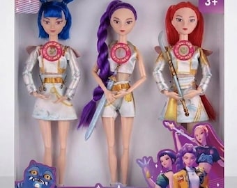 K-Pop Music Doll Set – Zoey, Mira & Rumí Full Collection with Sound Feature