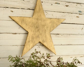 Large Wooden Star 30" Inch Outdoor Decor Big Wooden Star Large Christmas Star Holiday Decor Christmas Decor Wooden Christmas Decoration