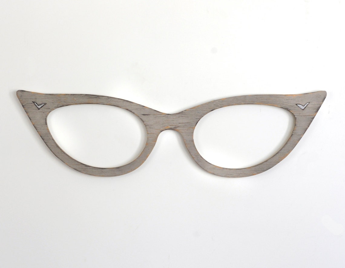 Eyeglasses Wall Art Optometry Wall Art Optometry Cats Eye Etsy