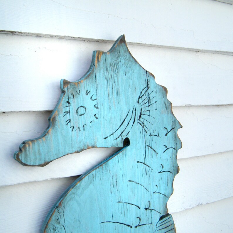 Seahorse Wall Decor Wooden Seahorse Decor Sea Horse Wall Decor - Etsy