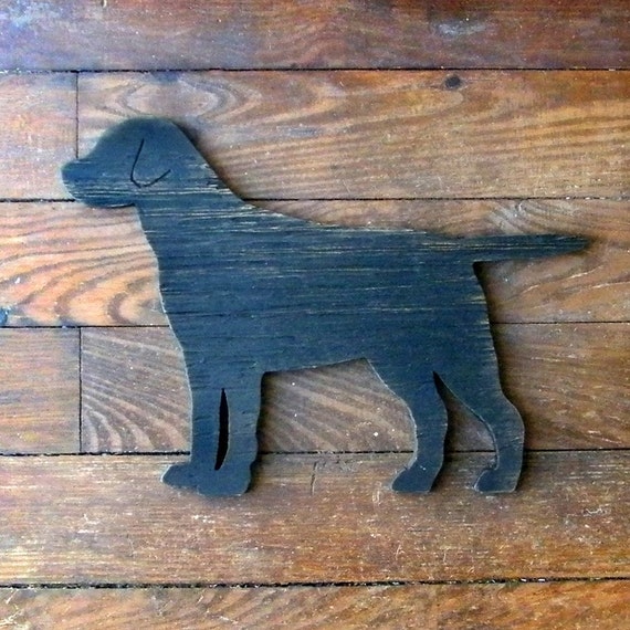 Holzschild Labrador Hund – 12,7x12,7 Cm, Tisch- Oder Wanddekoration, Geschenk Für Hundeliebhaber