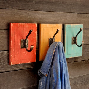 Entryway Coat Hook Bunk House 3 Piece Set Back-to-School Backpack Holder Hat Hook Mudroom Organization Dorm Decor Coat Rack