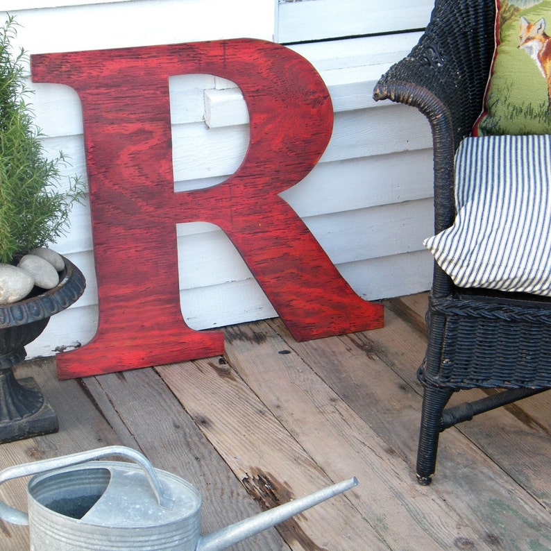 Really Big Letters 24 High Super Large You Pick the Letter and Color Dorm Decor Wedding Teen Room image 1