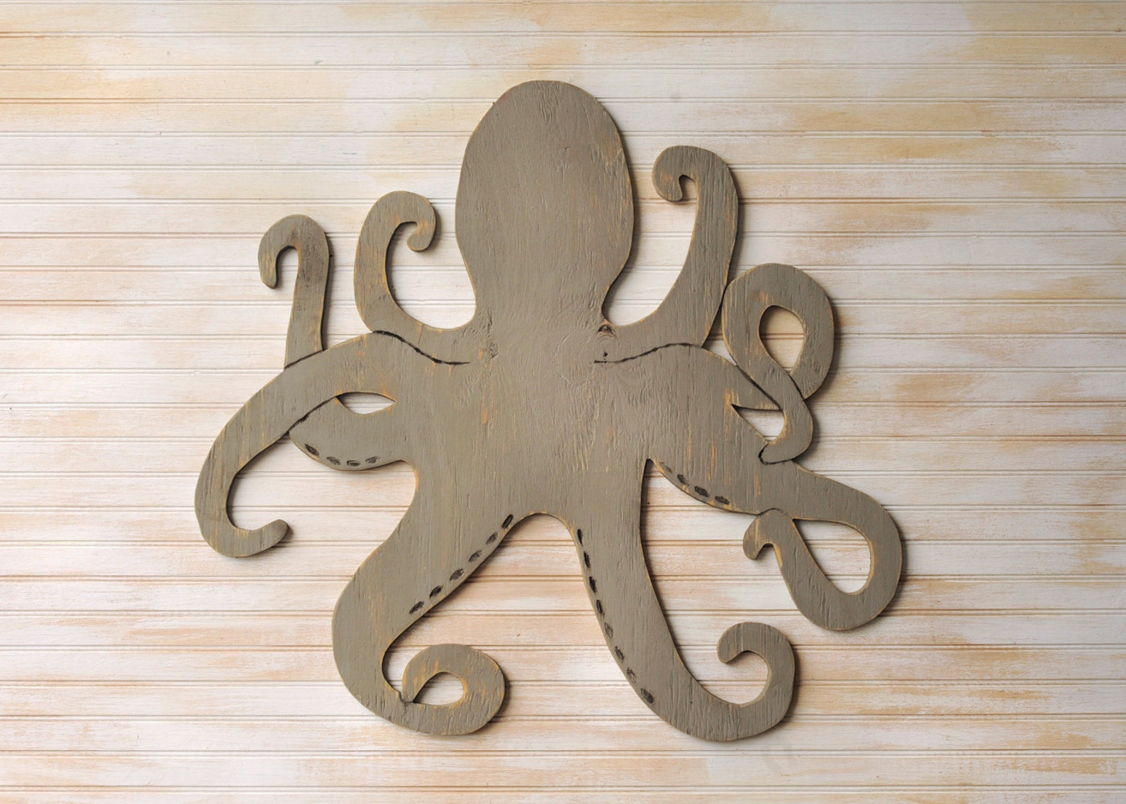 Octopus Art Octopus Wall Decor Large Wall Art Wooden Etsy