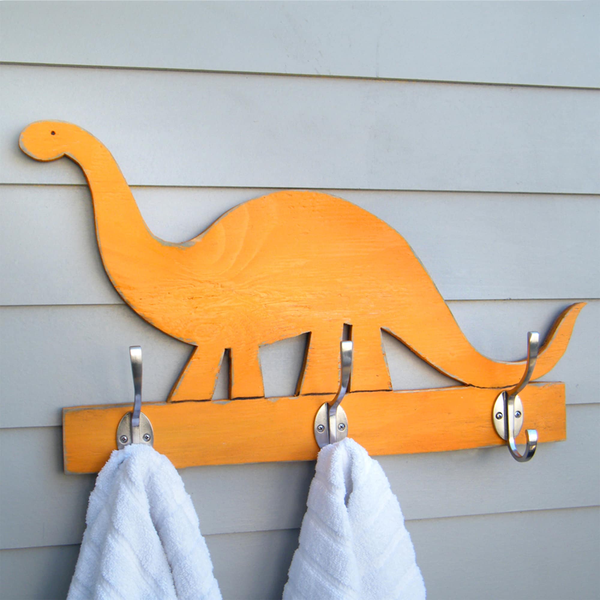 Dinosaur Towel Hook Kids Bathroom Towel Rack Dino Decor | Etsy