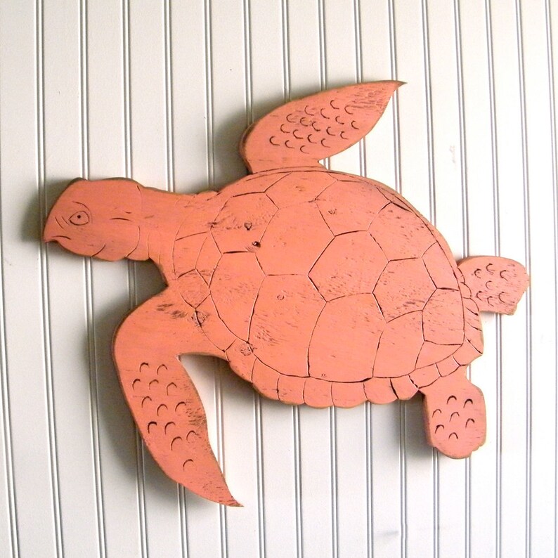Turtle Wall Art Large Outdoor Ocean Wall Decor Sea Turtle Etsy