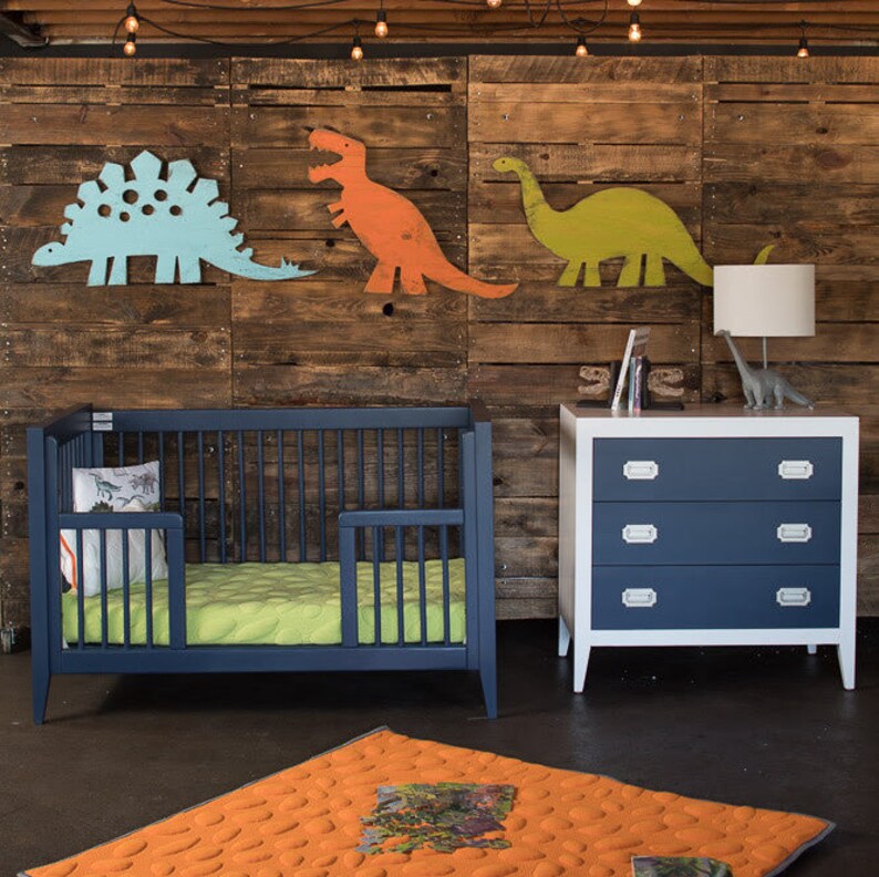 Cute Dinosaur Wall Art for Kids Wood Brachiosaurus Etsy