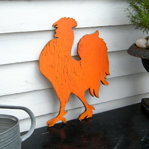 Rooster Country Decor Sign Country Shabby Chic Farmhouse Wood Sign