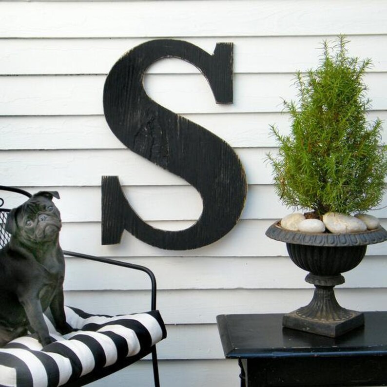 24 Extra Large Letter Wall Decor Oversized Wooden Image 0