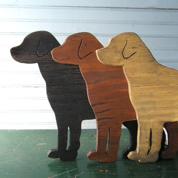 Holzschild Labrador Hund – 12,7x12,7 Cm, Tisch- Oder Wanddekoration, Geschenk Für Hundeliebhaber