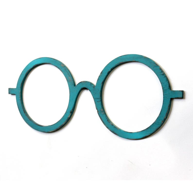 Round Eyeglasses Decor Glasses Optometry Wall Art Optical Shop Etsy