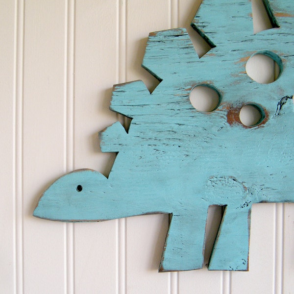 Dinosaur Wall Art Stegosaurus Dinosaur Decor Dino Wall Art Children's Room Decor Dinosaur Party