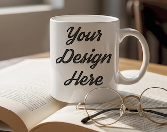 Mysiga neutrala muggmodeller | 10 bohemiska och hygge-livsstilsscener | Minimalistiskt kaffekopps-PNG-paket för Etsy- och POD-designers