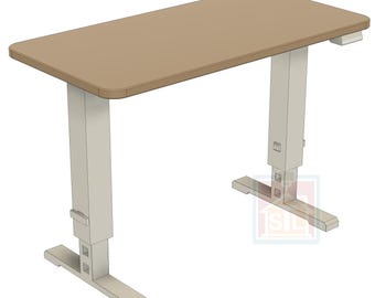 STL File, Standing Desk, Dollhouse Miniature, 3D Object