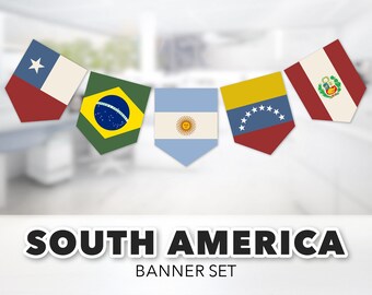 Argentina Football Flag Banner Set Argentinian Flag Etsy