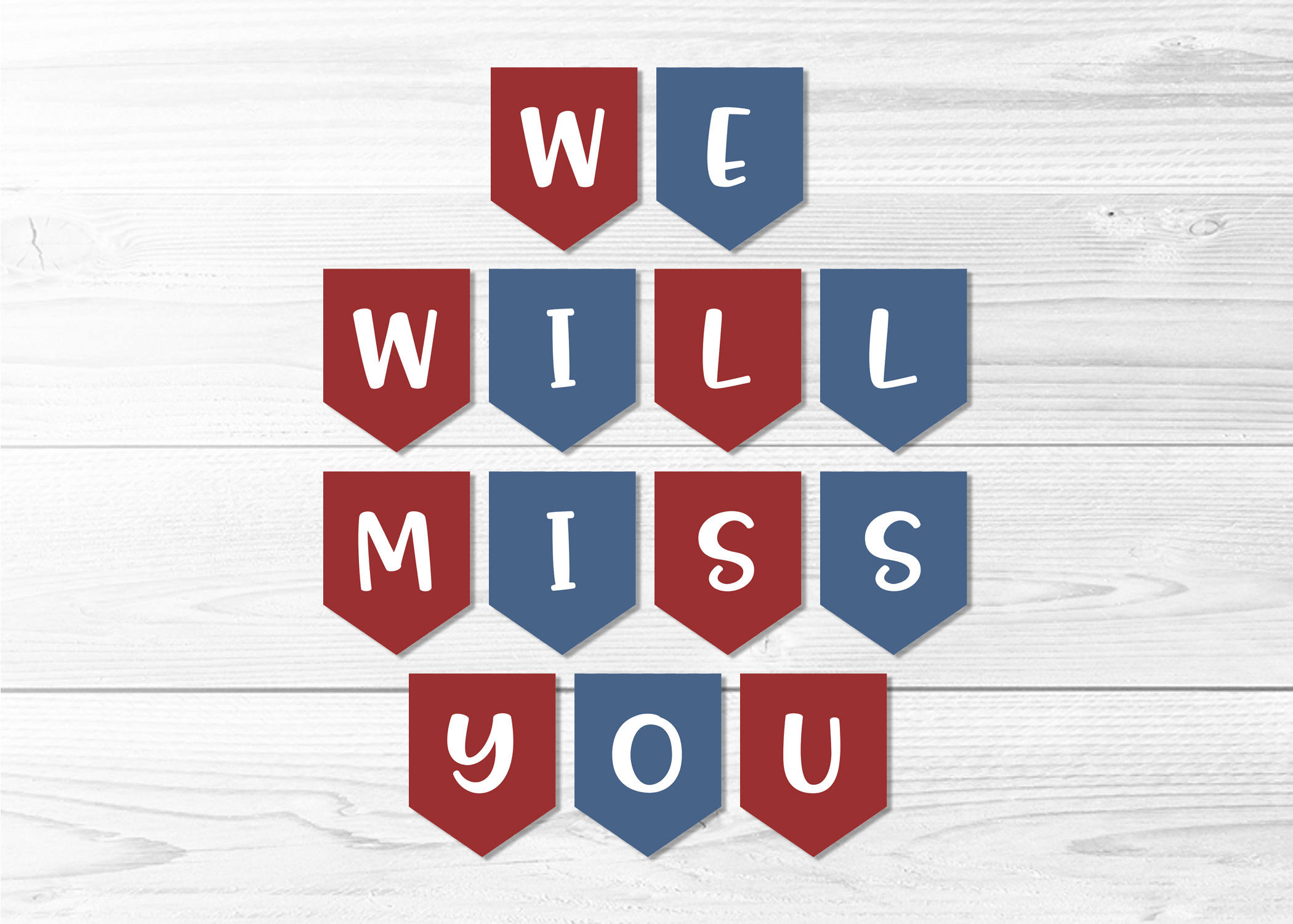 We Will Miss You Banner Printable Free We Will Miss You Banner Printable Free