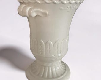 Vintage Fitz and Floyd Ceramic Urn Vase | Decorative Collectible Home Decor