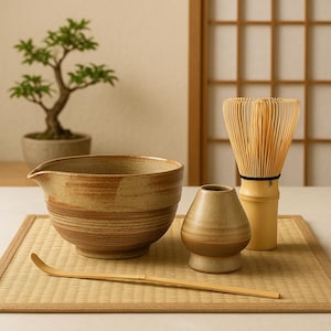 Ceramic Matcha Tea Set – Traditional Japanese Starter Kit