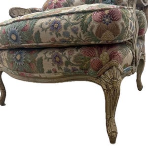 Sillón tapizado grande estilo Luis XV francés, personalizado y vintage, TFT Interiors imagen 5