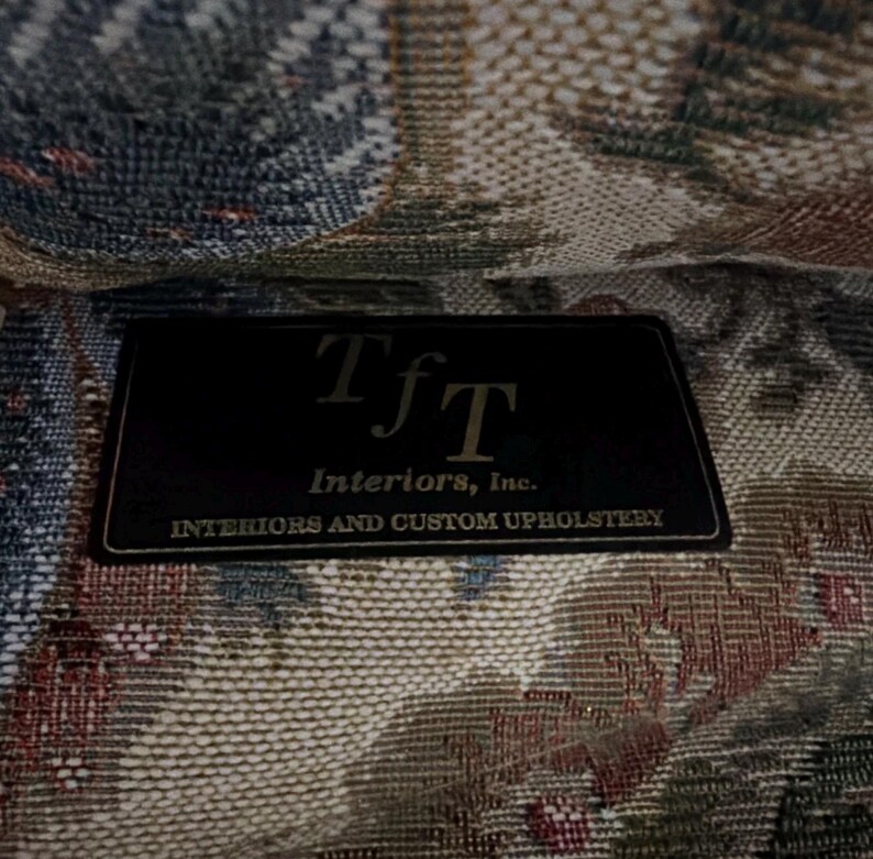 Sillón tapizado grande estilo Luis XV francés, personalizado y vintage, TFT Interiors imagen 14
