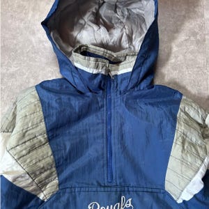 90's Vintage Kansas City Royals Starter Blue Puffer Jacket -S image 2