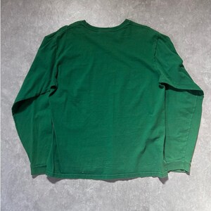2000s Vintage Nike Green Long Sleeve Shirt Size M image 3