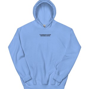 Funny Movie Hoodie: &quot;I&#39;d Rather Be Watching a Movie&quot; - Cinephile Gift