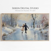 Valentine's Day Frame TV Art | Romantic Floral Digital Download ...