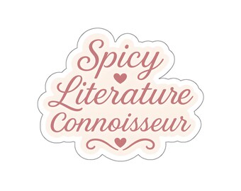 Spicy Literature Sticker: Smut Kindle, wasserfester Vinyl-Aufkleber