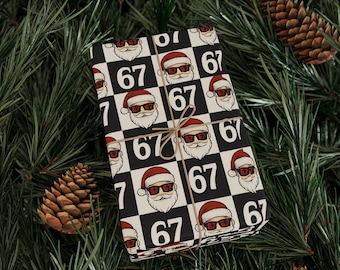 Festive Wrapping Papers - Holiday Cheer Gift Wrap, Christmas, Birthday, Special Occasions, Decorative Paper