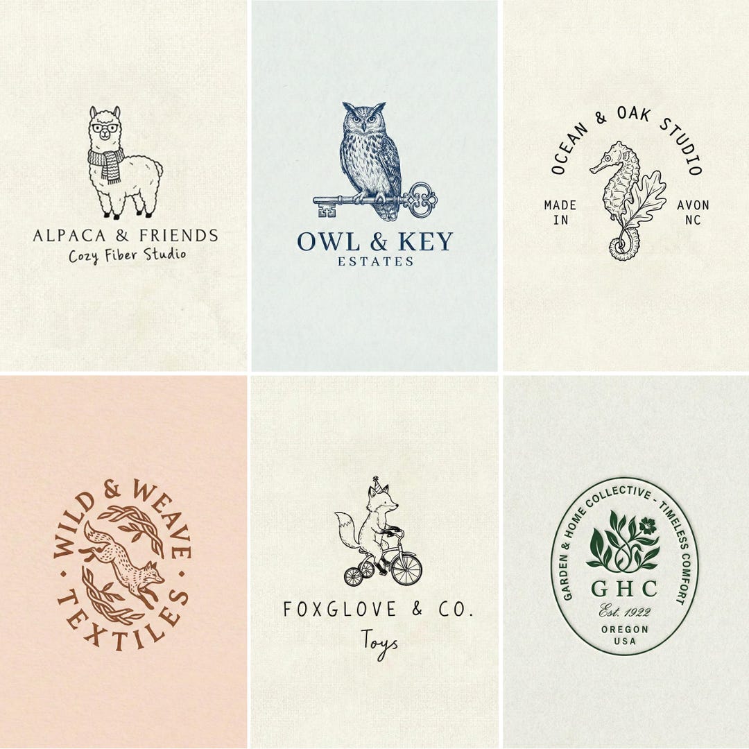 Custom Hand Drawn Logo, Custom Logo Design, Logo Design Custom for ...