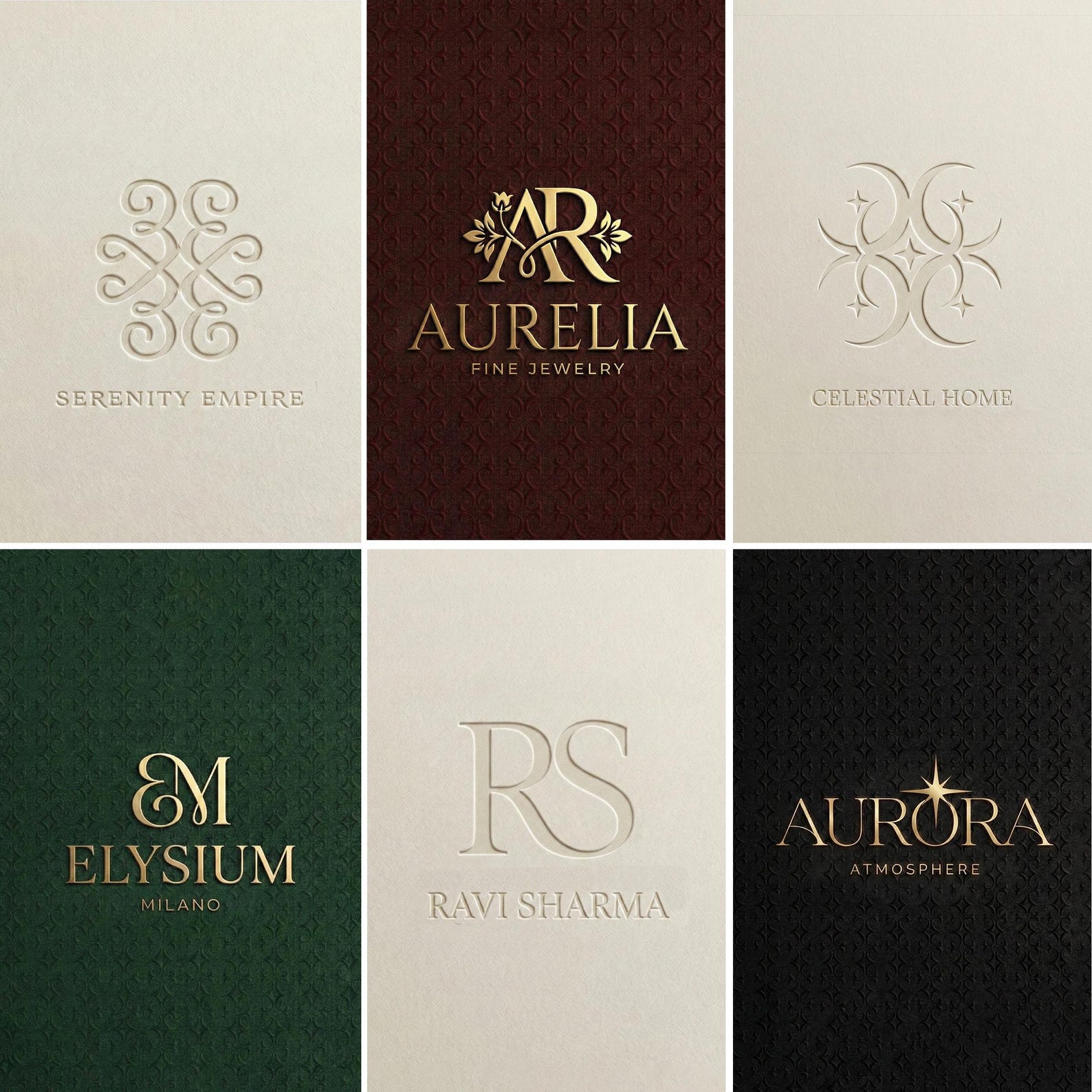 Custom Monogram Logo Design | Luxury Monogram Logo | Minimalist Wedding ...