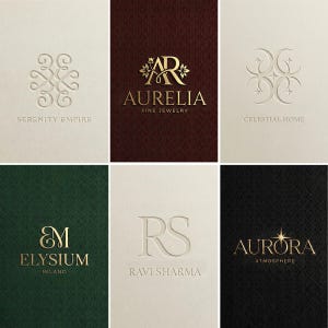 Benutzerdefinierte Monogramm Logo-Design | Luxus Monogramm Logo | Minimalistische Hochzeits-Initialen | Business Logo | Individuelles Logo-Design | Logo-Erstellung | Logo