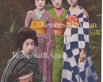 Vintage asiatische Bilder | digitale asiatische Ephemera Journal Karten | Journal Verzierungen | digitales Papier & asiatische Ephemera | Asiatische Printables